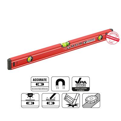 KAPRO SPIRIT vattenpass 100 cm med magnet och 3 acryl-libeller